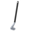 Golf Toilet Brush, Toilet Cleaning Brush, Flexible Bendable Silicone Long Handled Toilet Brush, 360° Deep Toilet Bowl Cleaning Brush,Quick Drying Toilet Brush for Bathroom with a Hook (Black) - color: Black