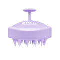 HEETA Shampoo Scalp Brush Massager Hair Growth, Scalp Scrubber with Soft Silicone Bristles for Dandruff Removal, Hair Brush Exfoliator, Light Purple - color: Light Purple