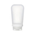 humangear GoToob+ (Large) | Refillable Silicone Travel Bottle | Locking Lid | Food-Safe Material | Clear, Large (3.4 fl.oz.; 100ml) - color: Clear, size: 3.4 Ounces