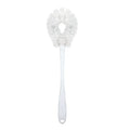 LOLA Toilet Bowl Brush w/Curved Head, Coated Wire, Durable Poly Bristles, Reaches Under Toilet Bowl Rim, 1 Pack - size: 1 Pack, style: Loop Style Bowl Brush