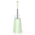 SetSail Toilet Brush, Compact Size Toilet Bowl Brush and Holder Toilet Brushes for Bathroom with Stainless Steel Handle Toilet Cleaner Brush with Durable Scrubbing Bristles, Splash-Proof, Green - color: Green, size: 1 pack