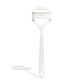 Sud Scrub® Extender Handle, Back Scrubber Attachment for Silicone Body Scrubber, Shower Scrubber for Body, Long Handled Scrub Brush for Shower, Back Brush for Shower (Speckled White)