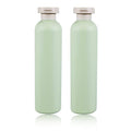 13.5oz Squeeze Bottles with Flip Cap, Refillable Plastic Travel Bottles for Creams, Lotion, Shampoo, Conditioner (2 Pcs) - color: Green, size: 400ml/13.5 oz
