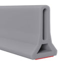 Hi-Na 3ft/5ft/6ft/8ft10ft Collapsible Shower Threshold Water Dam Water Barrier for Shower and Water Stopper Keeps Water Inside Water Threshold for Wet and Dry Separation (3ft, Grey) - color: Gray, style: 3ft