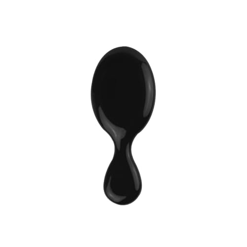Wet Brush Detangling Brush, Mini Detangler (Black), Wet & Dry Tangle-Free Hair Brush for Women & Men, No Tangle, Soft and Flexible Bristles for Straight, Curly, and Thick Hair - color: Black, size: 1 Count (Pack of 1)
