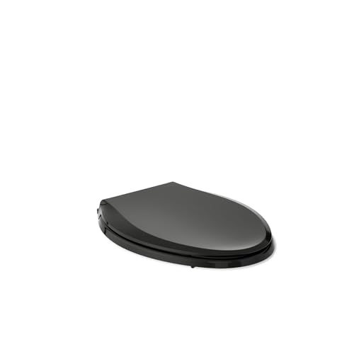 KOHLER CACHET® Nightlight Soft Close Toilet Seat Elongated, ReadyLatch®, Grip-Tight Hardware, Black - color: Black, size: Elongated