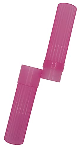 American Comb Toothbrush Holder - Pink, Made in USA, with Ventilation Holes, for Toothbrush Covers, Toothbrush Holder, Toothbrush Soft, Durable Design, Hygienic Bathroom Accessory - color: Pink