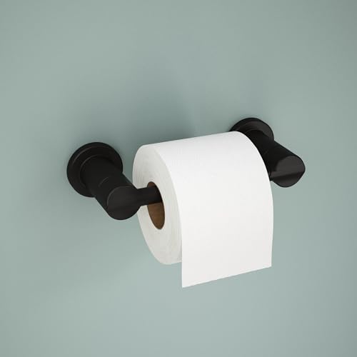 Delta Pivoting Toilet Paper Holder | Matte Black | Wall Mount | Nicoli Bathroom Accessories - color: Matte Black