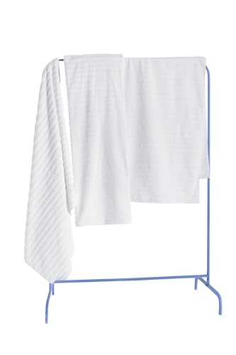 Classic Turkish Towels CTT - Luxury 3 Piece Jumbo Bath Sheets, 100% Turkish Cotton, Absorbent & Ultra Comfy Bath Towel Sheets for Hotels & Spa | 40"x65" (White) - color: White, size: 3-Piece Bath Sheets