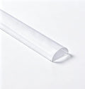 39" Clear Acrylic Shower Threshold 1/2" X 1/4" (WxL), Clear Shower Dam | Peel and Stick,Half Round,Transparent Shower Splash Guard - size: 1/2 X1/4"