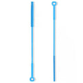XANGNIER Silicone Straw Cleaner Brush,2 Pcs Reusable Extra Long Straw Cleaner Brush for Cleaning Plastic Metal Stainless Steel Glass Boba Clear Smoothie Travel Drinking Straws,Straw Cover - size: 2 pack