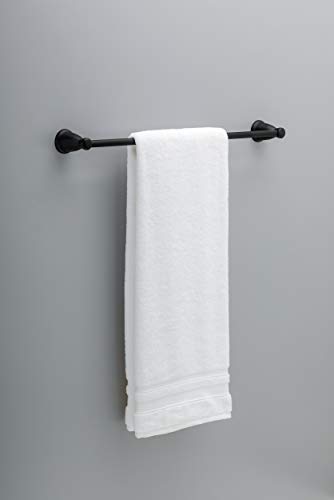 Franklin Brass 5-Piece Matte Black Bathroom Set (2) Towel Racks, Ring, Toilet Paper Holder, Hook | Kinla Bath Accessories - color: Matte Black, style: 5-Piece Bath Accessory Set