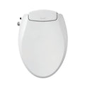 Brondell Bidet Toilet Seat Non-Electric Swash Ecoseat, Fits Elongated Toilets, White - Dual Nozzle System, Ambient Water Temperature - Bidet with Easy Installation - size: Elongated, style: S101