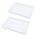 Ceramic Soap Dish for Shower 2 Pack Bar Soap Holder Palette for Watercolors Soap Tray