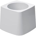 Rubbermaid Commercial Products 5" Toilet Bowl Brush Holder White Compact Design for Toilet Brush Storage for Bathroom/Professional/Janitorial Use - style: Brush Holder