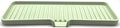 Silicone Soap Dish Tray and Sponge Holder with Drain Chute | Bathroom and Kitchen Sink Organizer Caddy (Pistachio, 12"x4", 7.4 Ounces) - color: Pistachio, size: (LG) 12"x4"