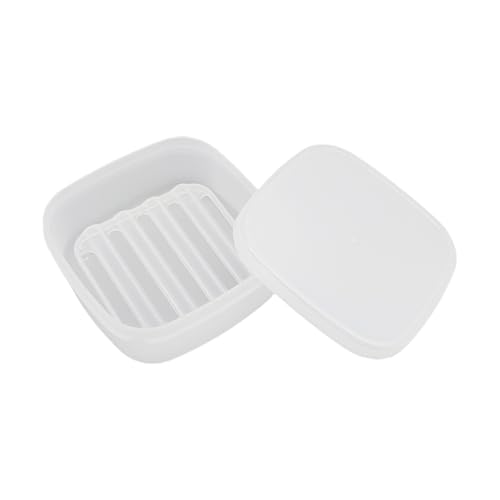 Travel Soap Dish, Soap Box Case with Bar Soap Saver Pad Portable Soap Rest for Bathroom Shower Home Outdoor Gym Fitness Vonpri (Translucent 1Pack) - color: Translucent 1pack