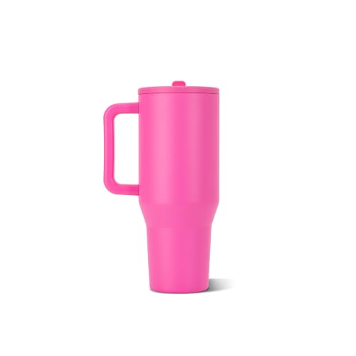 HydroJug Traveler 32oz, Insulated Tumbler with Handle & Straw, Razzle - color: Razzle, size: 32 Ounces