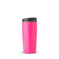 Owala SmoothSip Insulated Stainless Steel Coffee Tumbler, Reusable Iced Coffee Cup, Hot Coffee Travel Mug, BPA Free, 20 oz, Pink (Watermelon Breeze) - color: Watermelon Breeze, size: 20 Ounces