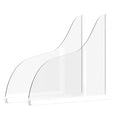 Shower Splash Guard Kit - Large Size Thickened Water Blocker with Extra-Strong Adhesive for Walk-in Shower/Bathroom/Bathtub/Kitchen Sink - Acrylic Plate Pack of 2(10"x12") - color: White Clear