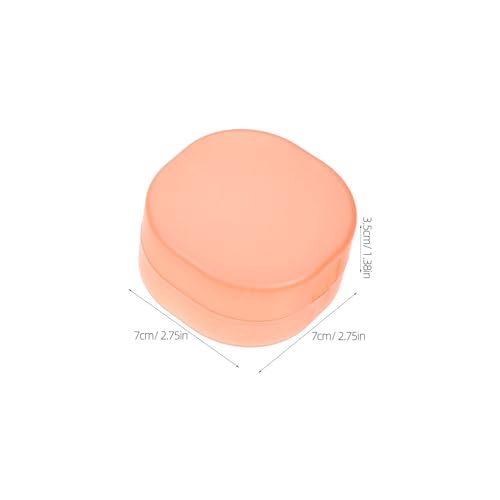 5pcs Round Soap Box Set with Lid, Portable Bar Soap Holder Travel Case, Sponge Material, Multi-Color Storage Container for Bathroom and Outdoor Use