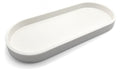 Premium 12” x 5” Silicone Vanity Tray | Sink and Surface Organizer with Sturdy Non-Slip Base | Heat Safe, Dishwasher Safe (Vanilla Cream) - color: Vanilla Cream