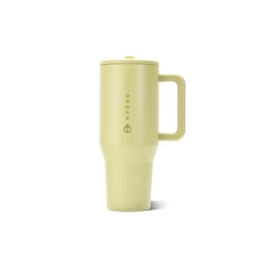 HydroJug Traveler 32oz, Insulated Tumbler with Handle & Straw, Olive - color: Olive, size: 32 Ounces