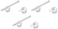 Pfister Pfirst Modern Toilet Paper Holder, Bathroom Tissue Holder, Wall-Mounted, Screw-in, Polished Chrome Finish, BPHPFM0C (Pack of 3) - color: Polished Chrome, size: 3 Pack