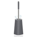 SetSail Toilet Brush, Compact Size Toilet Bowl Brush and Holder Toilet Brushes for Bathroom with Stainless Steel Handle Toilet Cleaner Brush with Durable Scrubbing Bristles, Grey - color: Gray, size: 1 pack