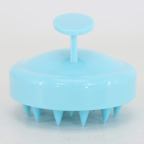 BTWTRY Light Green Hair Shampoo Brush Scalp Care Hair Brush with Soft Silicone Care Scalp Massager for The Scalp Exfoliate and Deep Scalp Cleansing (Light Green) - color: Light Green