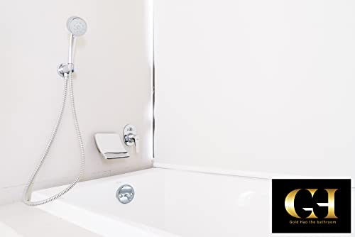 Bath Tub Waste Overflow Drain Trip Lever Face Plate for Bathtub with Matching Screws for Faceplate (Chrome) - color: Chrome