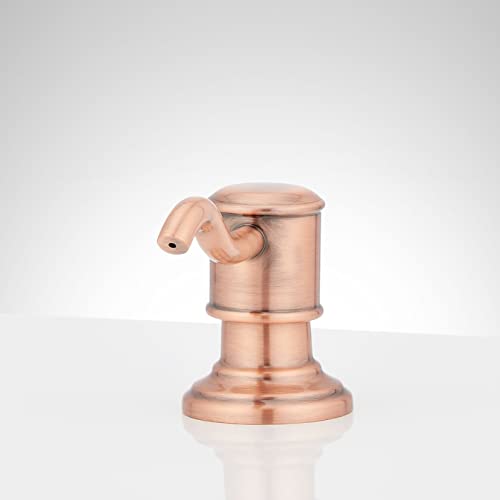 Signature Hardware 483668 Amberly Soap Dispenser - color: Antique Copper