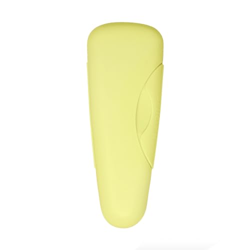 RADIUS Razor Travel Case, BPA-Free Recycled Plastic, Portable for Bathroom, School, Home, Camping - Lemon - color: Lemon Yellow