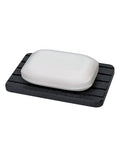 Diatomite Stone Soap Dish, Water Absorbing Drying Tray Soap Holder | Fast drying bar soap holder and water absorbing stone tray for sink, bathroom shower, kitchen, and soap dispenser. - color: Gray