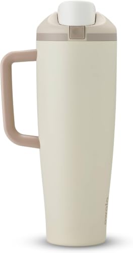 Owala FreeSip Tumbler - Stainless Steel - 40-oz. - Tan (Lightly Toasted) (Pack of 6) - color: Lightly Toasted, size: 40 Ounces (Pack of 6)