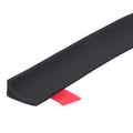 uxcell 78 Inch Collapsible Shower Barrier Stopper Water Splash Guard Blocker 79"Lx0.8"Wx0.5"H for Bathroom Kitchen Wet and Dry Separation, Black - color: Black, size: 79"Lx0.8"Wx0.5"H