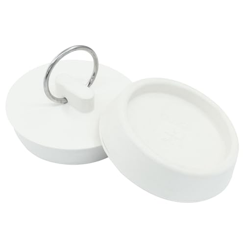 2 Pcs Rubber Drain Stoppers, 1-3/4 Inch Sink Plug | Durable Rubber, Hanging Ring, Universal Fit, For Kitchen Laundry Bathroom Bathtub - style: 1-3/4 Inch