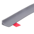 uxcell 118 Inch Collapsible Shower Barrier Stopper Water Splash Guard Blocker 118"Lx0.8"Wx0.5"H for Bathroom Kitchen Wet and Dry Separation, Gray - color: Gray, size: 118"Lx0.8"Wx0.5"H