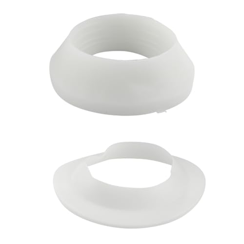 Hordion 2 Sets Basin Drain Gasket, Drainage Seal Bathroom Sink Drain Plug Rubber Washer Overflow Stopper Replacement Parts for Kitchen Bathtub Toilet - color: 2 Sets