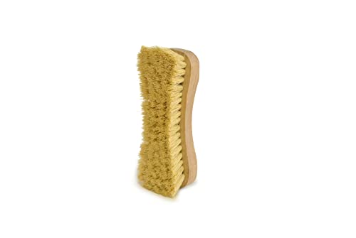 All-Natural Wooden Scrub Brush Set | Eco-Friendly Cleaning Brush Set with Tampico Bristles | Floor Scrub Brush & Shower Scrubber for Bathroom, Tub, Kitchen & Carpet | Sustainable Set – Pack of 2