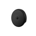 Single Hole Bathtub Drain Overflow Plate with One Matching Screws, Easy to Install, Matte Black - color: Matte Black