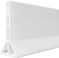 3.8'' High Shower Threshold Water Dam Collapsible Shower Water Splash Guard for Shower Water Blocker for Wet and Dry Separation Bathroom and Kitchen (80 Inch) - size: 80 Inch