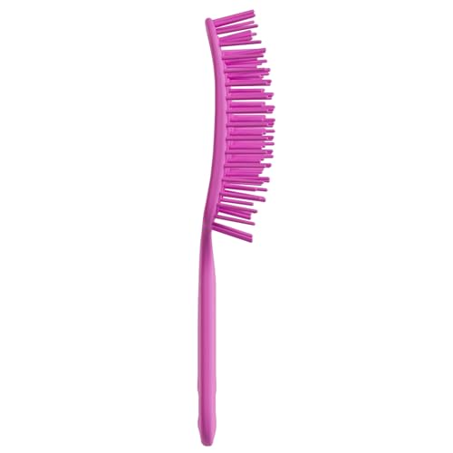 FHI Heat UNbrush Flex Detangling Brush — Ultra-Flexible, Pain-Free Hair Brush Detangler with DuoFlex Anti-Static Bristles for Removing Tangles, Massaging Scalp & Faster Styling - color: Pink