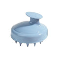 Silicone Scalp Scrubber Shampoo Brush Massager for Hair Growth/Dandruff Removal, Head Massager Exfoliator (1x Blue) - color: 1x Blue
