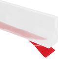 Shower Threshold Water Dam Barrier, Self Adhesive Silicone Waterproof Barrier Bathroom and Kitchen Shower Water Guard for Dry and Wet Separation Caulk Seal Strip Edge Trim (78Inch, Transparent) - color: Transparent, style: 78Inch