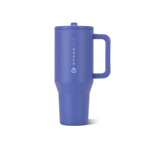 HydroJug Traveler 40oz, Insulated Tumbler with Handle & Straw, Berry Pop - color: Berry Pop, size: 40 Ounces