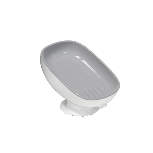 Bathroom Soap Dishes Holder Self Draining Soap Box with Super Suction Portable Soap Container for Bathroom Accessories