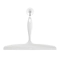 iDesign Bathroom Plastic Shower Squeegee, White | Wall Hook Included - color: White, style: Pack of 1