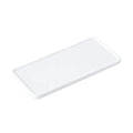 Bathroom Sink Organizer - Ceramic Kitchen Tray, Small Rectangle Candle & Jewelry Tray - White - color: White, size: 7.9" x 3.5" x 1.2"
