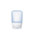 humangear GoToob+ (Small) | Refillable Silicone Travel Bottle | Locking Lid | Food-Safe Material | Blue, Small (1.7 fl.oz; 53ml) - color: Blue, size: 1.7 Ounces